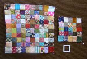 125 Postage Stamp 1" squares