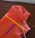 After Fold Four and Folding Lines for Fold Five