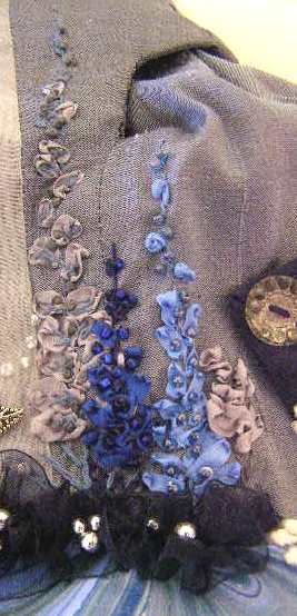 Silk Ribbon Lupines Silk Ribbon Lupines