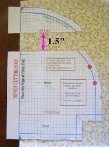 Second Lining Piece Cutting Lay Out