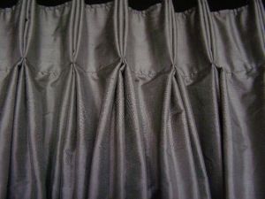 Hand sewn pleats