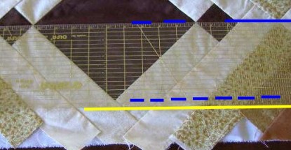 Draw line 6" from centerline Draw line 6" from centerline