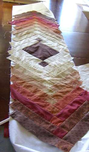 4.  Lay design portion out and admire your work!  