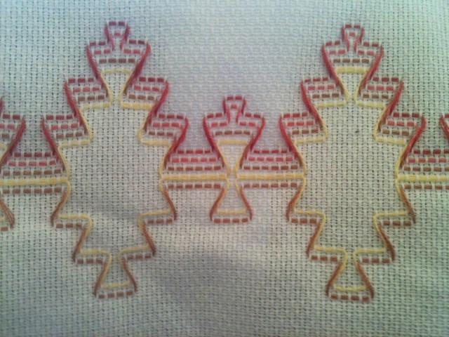 Photo 5:  Subsequent rows and colors just fall into place!
