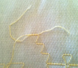 Oh No!  I ran out of thread.  Part 2.