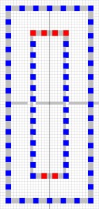 MS Excel Works well for Quilt Designs