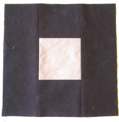 Block with 4" square Center Block "Color" 1
