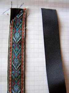 Stash ribbons used to create band.