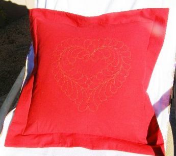 Quilted Heart Pillow
