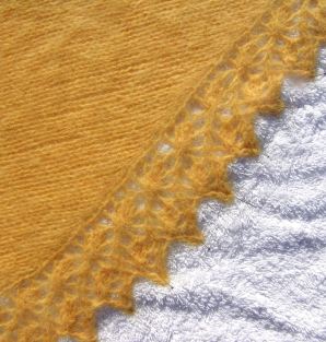 Blocking Lace Points