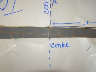 Notch centerlines of pattern pieces - it is how they fit together.
