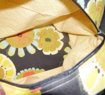 Zipper topstitching completed - lining secured to Bag!