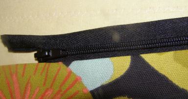 One side of Zipper completed!  Frustration-free!