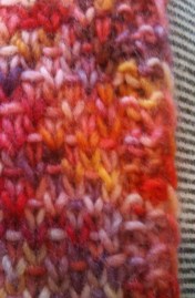 Seed Stitch Edge Detail - Right SIde