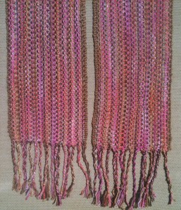 Scrap Couture Linen Stitch Scarf