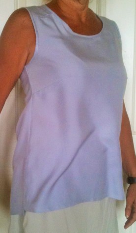 Silk Twill Tank Top - front