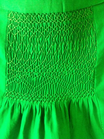 Smocking Detail (color is off)