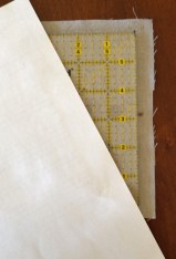 Connect 3" point to opposite corner to create pattern.