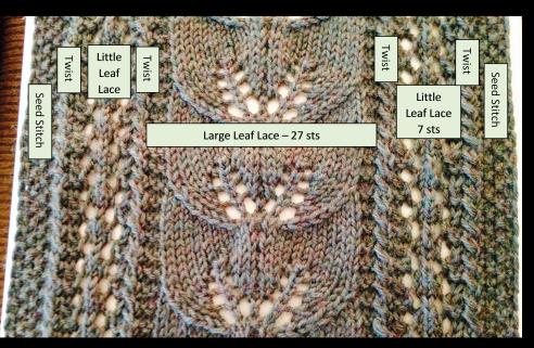  Scarf with Pattern Detail